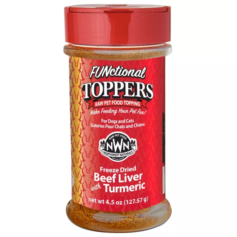 northwest-naturals-functional-freeze-dried-toppers-beef-liver-with-tumeric-4-5oz Northwest Naturals FUNctional Freeze-Dried Toppers Beef Liver with Tumeric 4.5oz