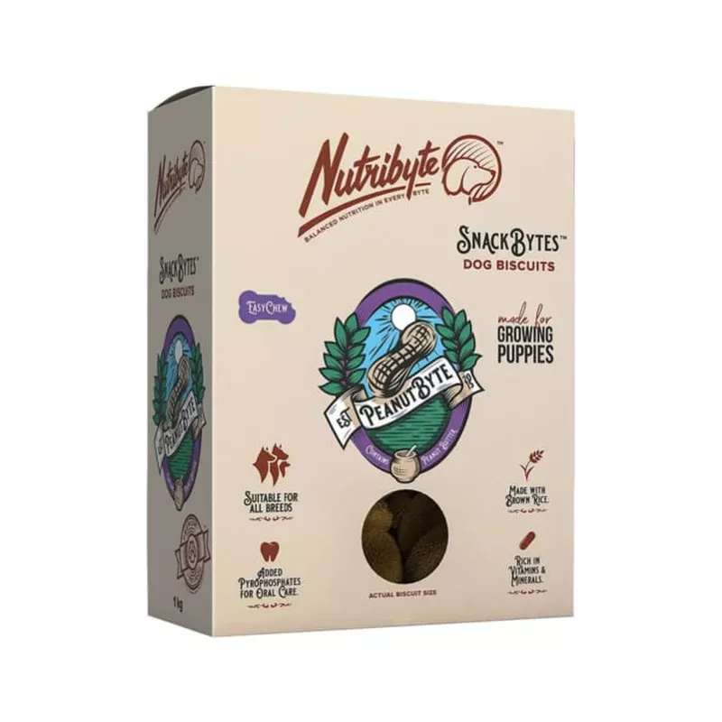 nutribyte-treat-dog-peanutbyte-puppy-1kg NUTRIBYTE TREAT DOG PEANUTBYTE PUPPY 1KG