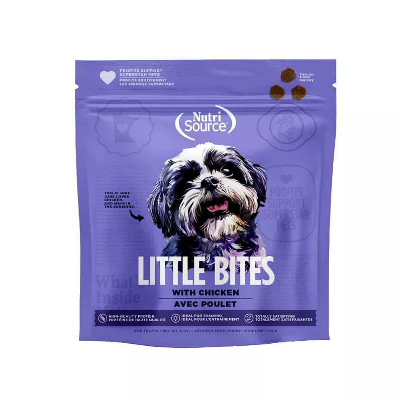 nutrisource-little-bites-chicken-dog-treats-6oz NutriSource Little Bites Chicken Dog Treats 6oz