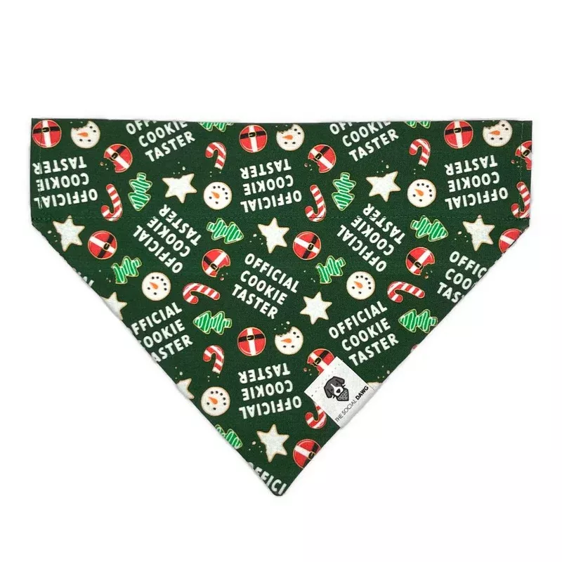 official-cookie-taster-slip-on-dog-bandana Official Cookie Taster Slip-On Dog Bandana