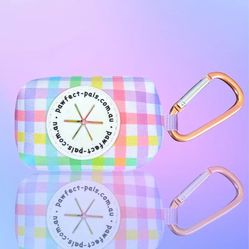 once-flor-all-gingham-deja-poo-waste-bag-holder Once and Flor-all – Gingham Deja Poo Waste Bag Holder
