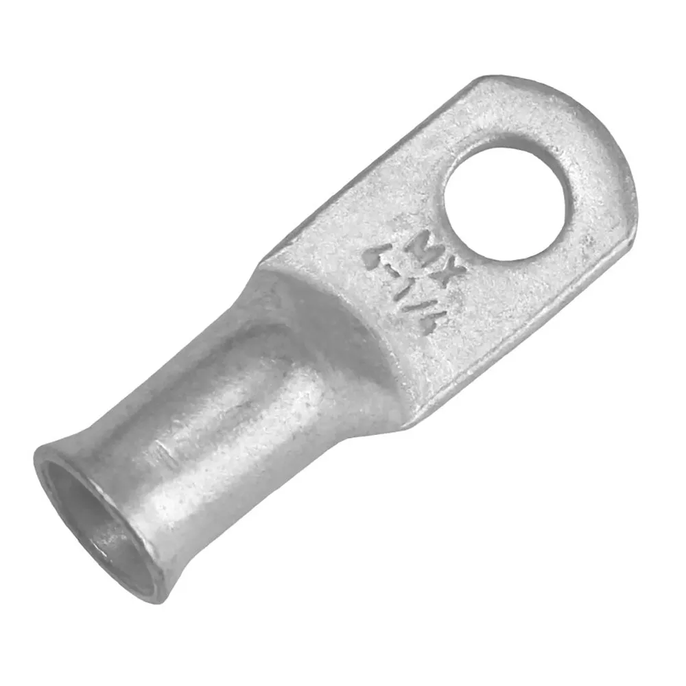 Pacer Tinned Lug 4 AWG – 1/4″ Stud Size – 2 Pack [TAE4-14R-2]