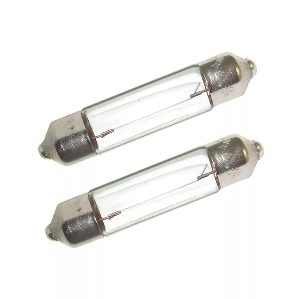 Perko Double Ended Festoon Bulbs – 12V, 10W, .80A – Pair [0071DP0CLR]
