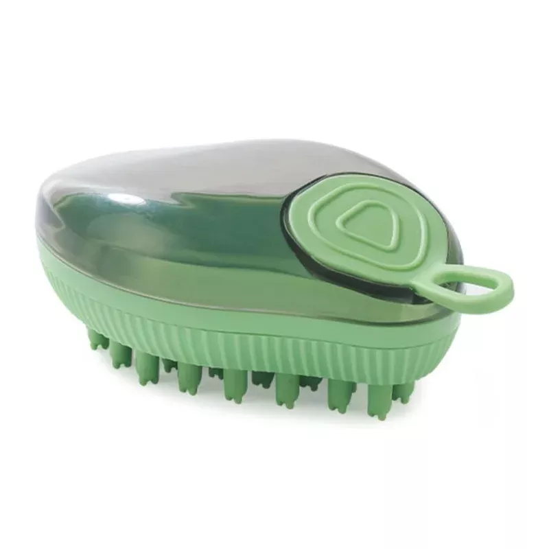 pets-mango-shaped-shower-brush-green Pets Mango Shaped Shower Brush Green