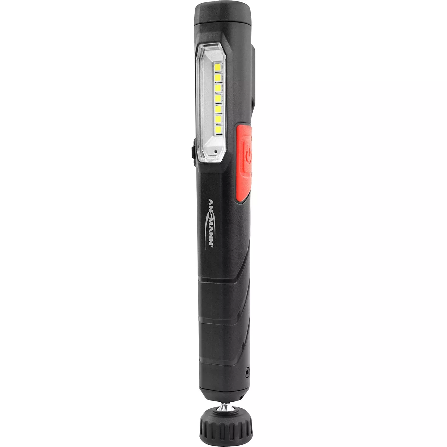 PL210R rechargeable LED work light, 90 / 210 lm, black, LxWxH 172 x 27 x 22 mm.