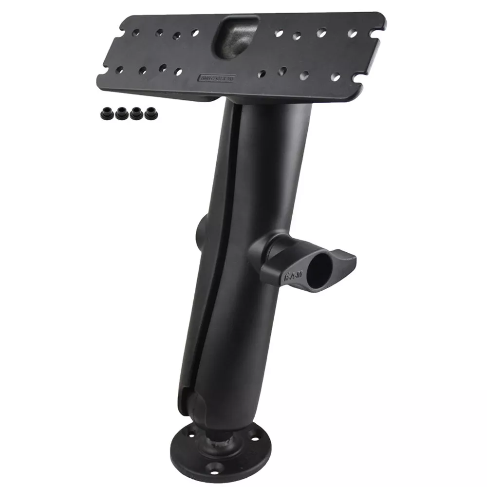 RAM Mount Marine Electronics Mount Long – Gimbal Brackets Under 15lbs [RAM-D-111U-E]