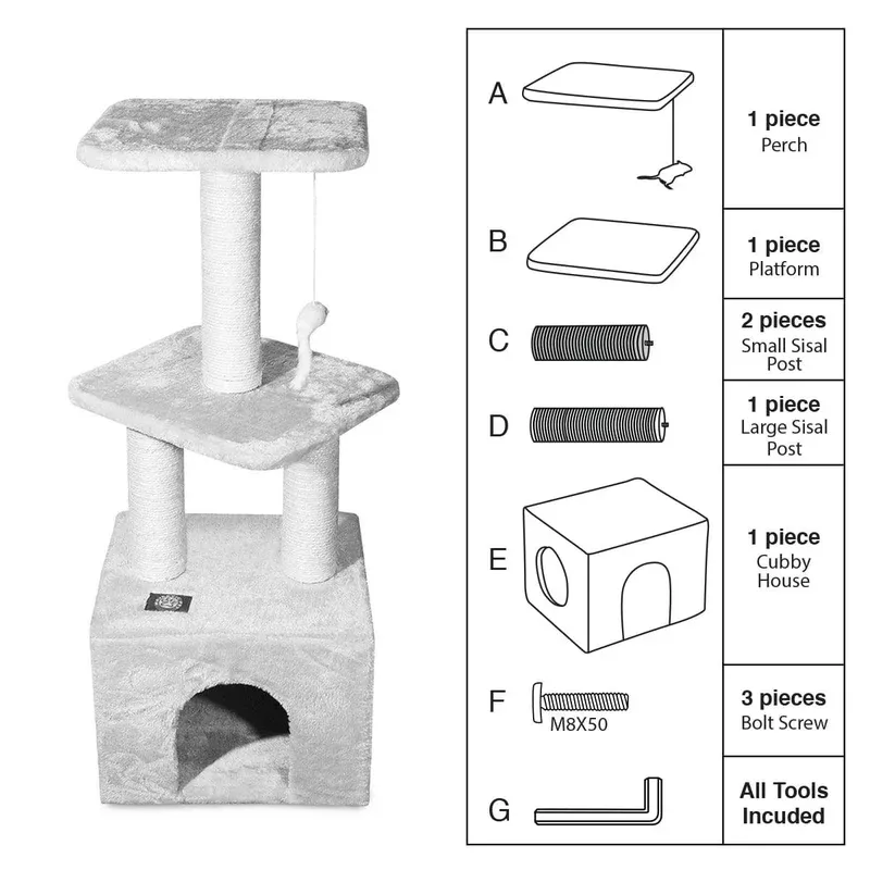 replacement-parts-casita-cat-tree-40 Replacement Parts for Casita Cat Tree 40″