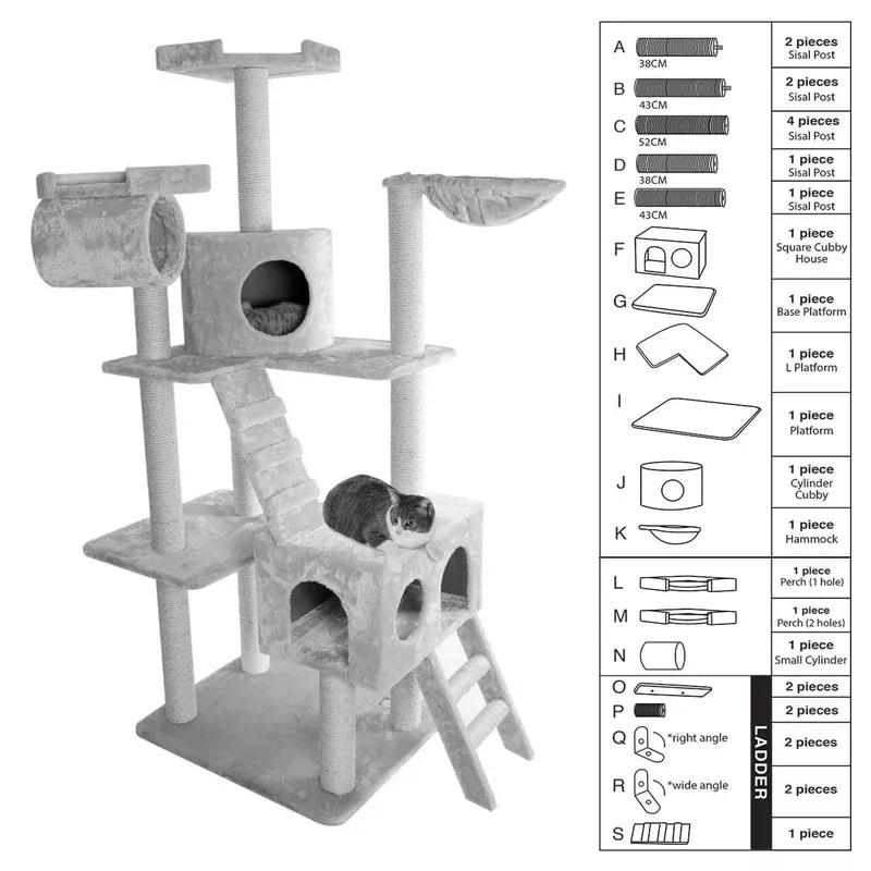 Replacement Parts for Casita Cat Tree 73″