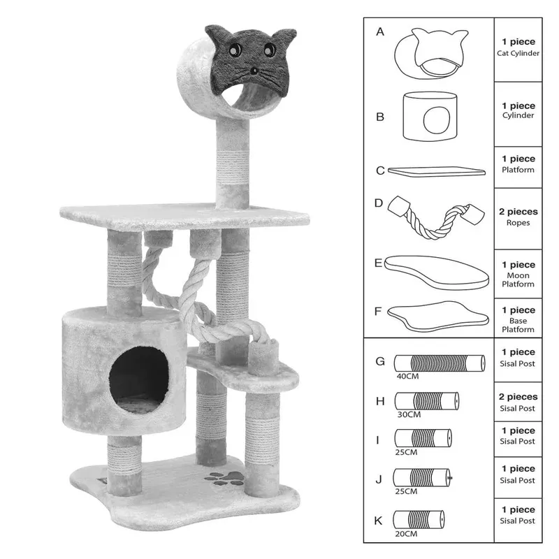 replacement-parts-cat-tree-49 Replacement Parts for Cat Tree 49″