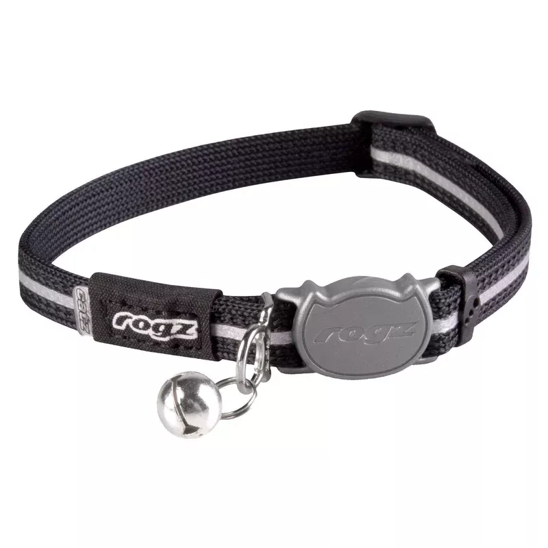 rogz-alleycat-safeloc-extra-small-cat-collar-black Rogz AlleyCat Safeloc Extra Small Cat Collar Black