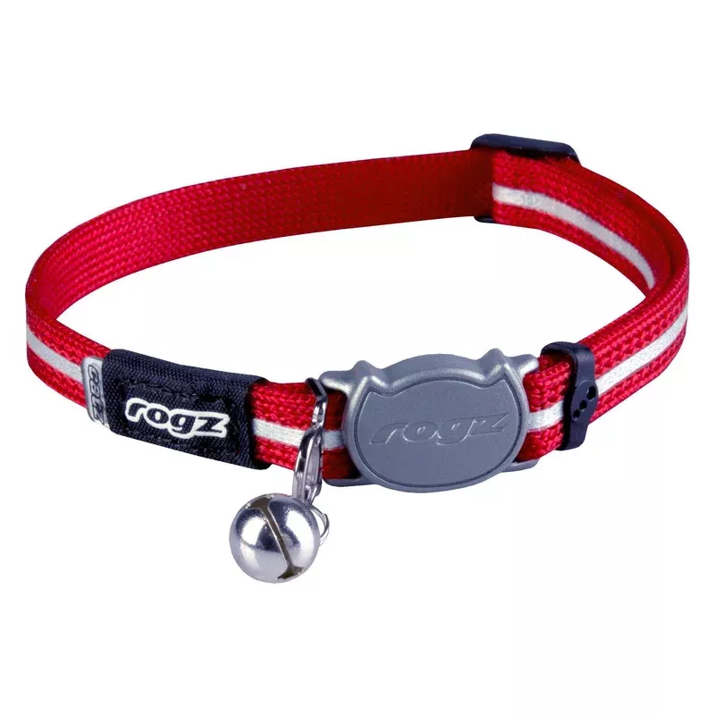 rogz-alleycat-safeloc-small-cat-collar-red Rogz AlleyCat Safeloc Small Cat Collar Red