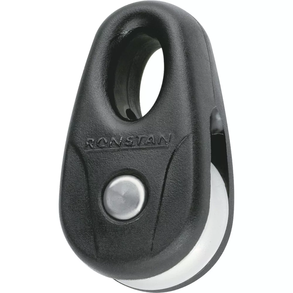 Ronstan Kite Block – Black w/White Sheave (Pair) [RF13101-2]