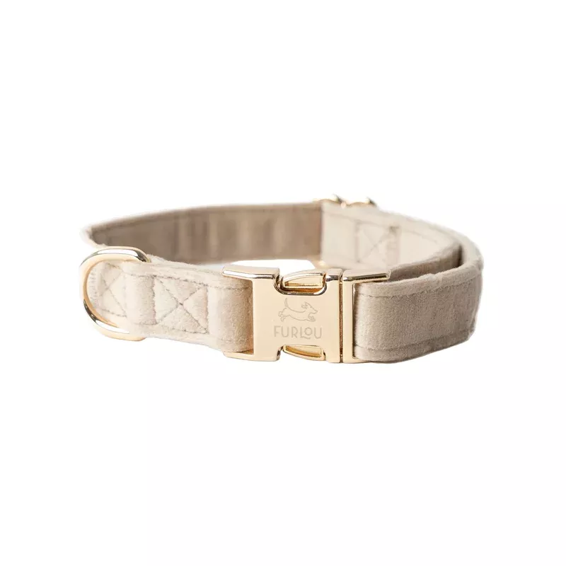 sand-velvet-dog-collar Sand Velvet Dog Collar