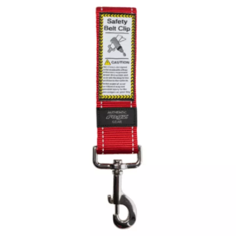 Seatbelt Clip Red 1pc