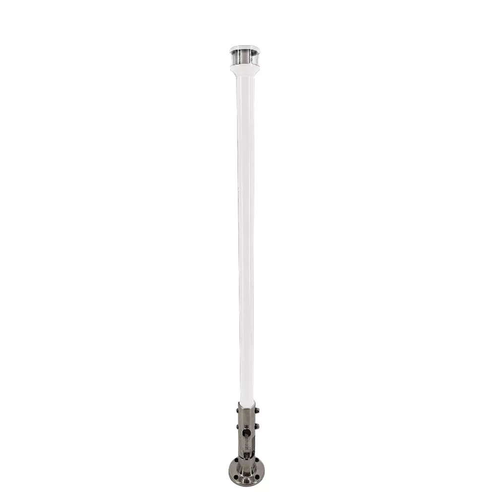 Seaview 24″ Manually Folding Light Post w/316 Stainless Steel BaseLTBLED12C5 Navigation Light – Black [SVMHB124LEDSSB]