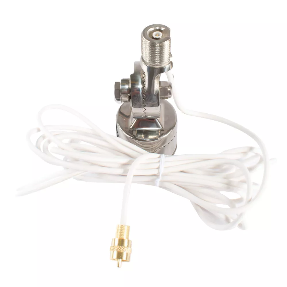 Shakespeare Quick Connect SS Rail Mount w/Cable f/Quick Connect Antenna [QCM-SR]