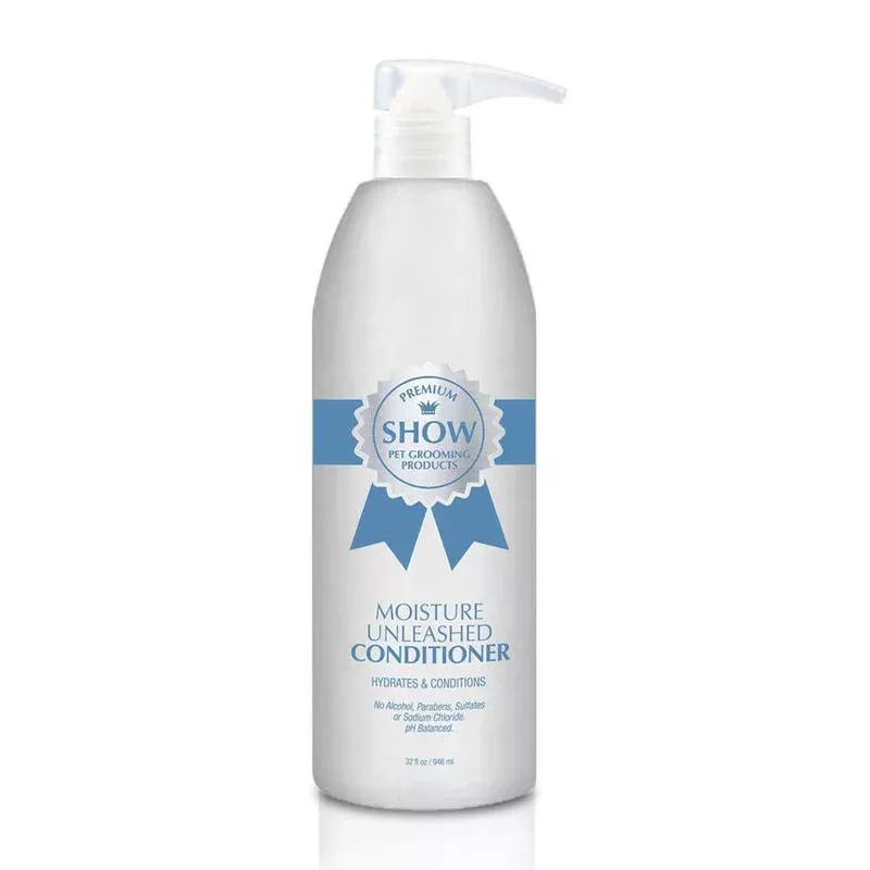 show-premium-moisture-unleashed-conditioner-intensely-moisturizing-rinse-out-coa Show Premium Moisture Unleashed Conditioner – intensely moisturizing rinse-out coat conditioner facilitates detangling concentrate 1:8