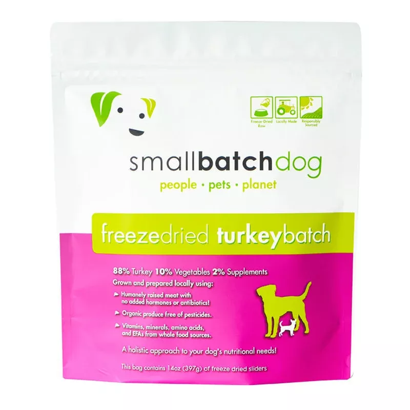 Smallbatch Turkeybatch Freeze Dried Dog Food