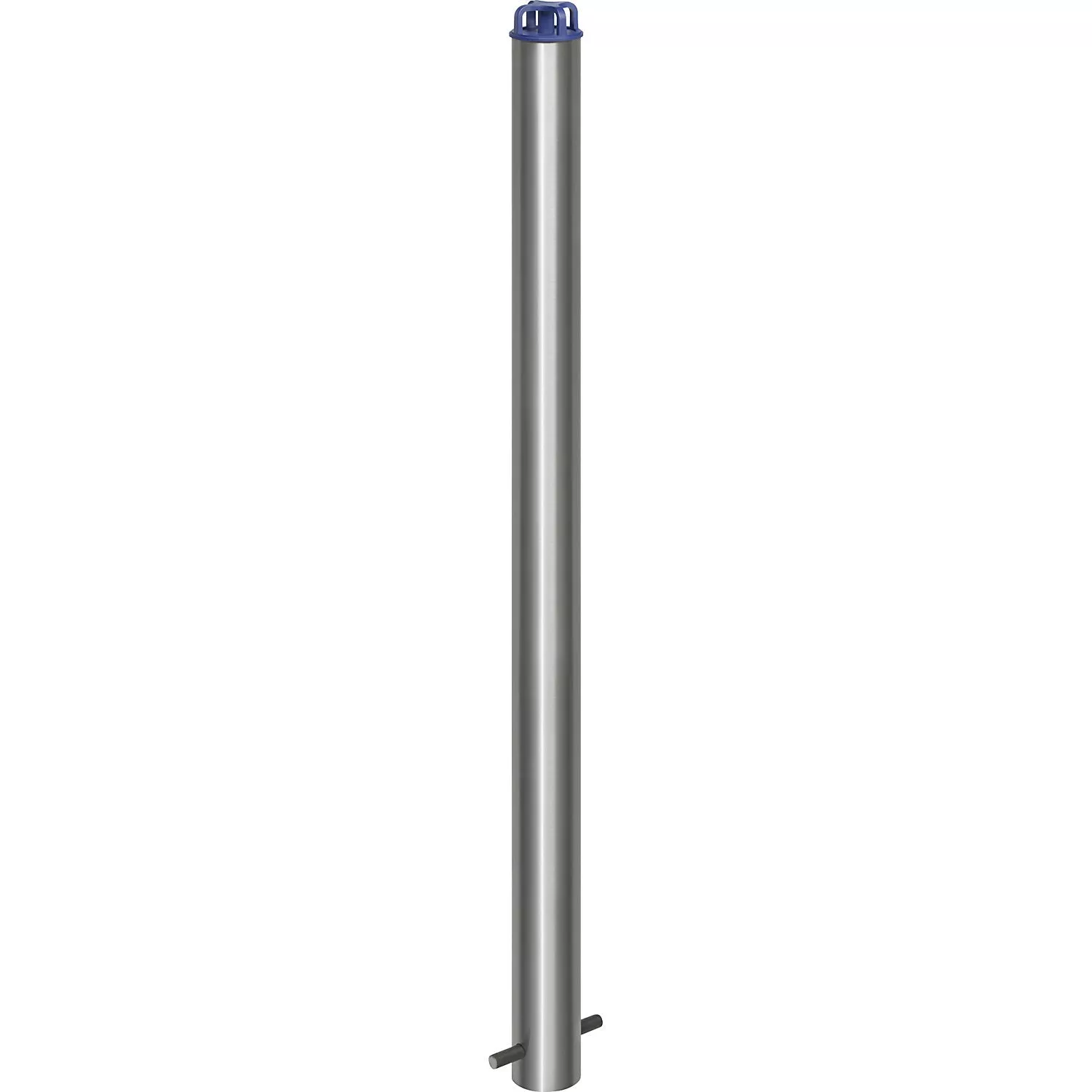 stainless-steel-barrier-post-with-chain-head-concreting-in-76-mm Stainless steel barrier post, with chain head, for concreting in,76 mm.