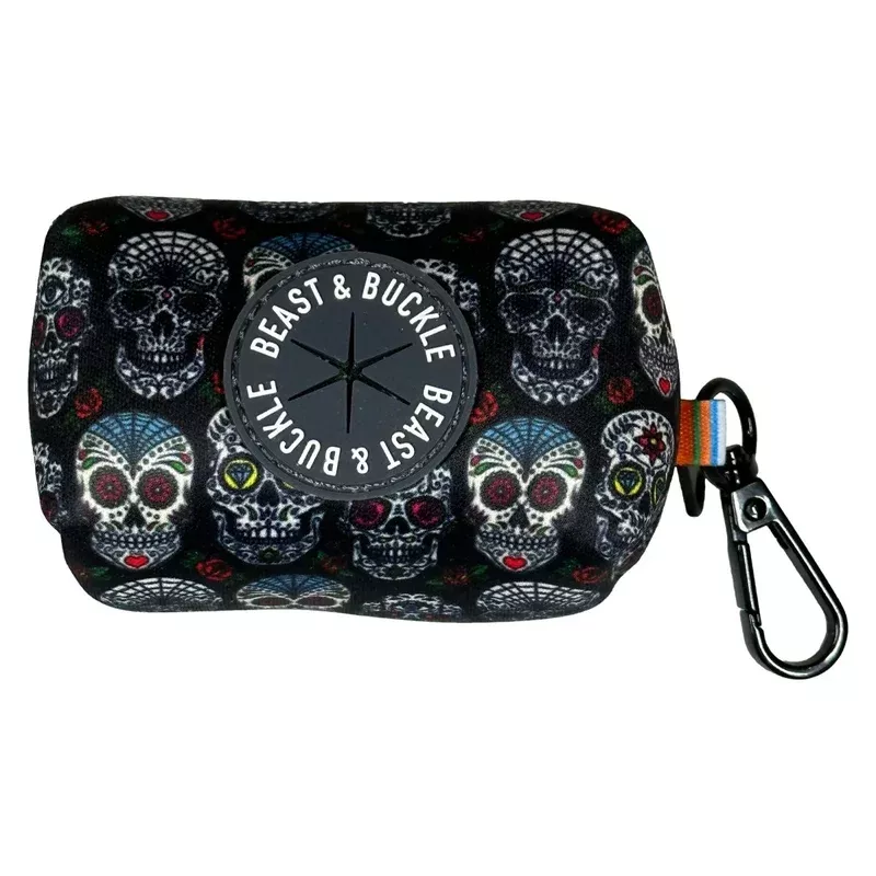 Sugar Skulls Poop Bag Holder