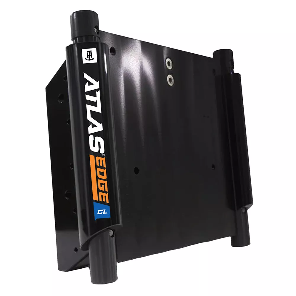 T-H Marine ATLAS EDGE 10″ Set Back Hydraulic Jack Plate – Classic – Black [AHJE-10V-B-DP]