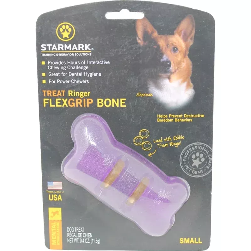 TREAT RINGER FLEXGRIP BONE