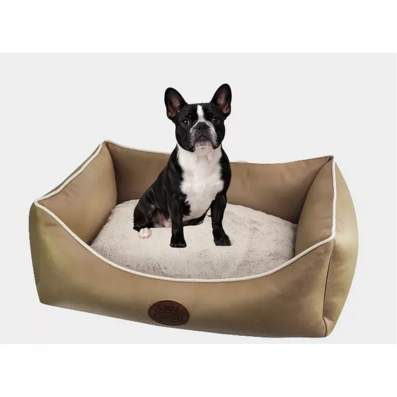 tuscany-diamond-faux-leather-dog-bed Tuscany Diamond Faux Leather Dog Bed