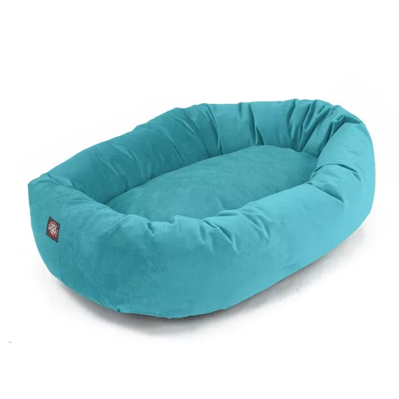 velvet-bagel-dog-bed Velvet Bagel Dog Bed