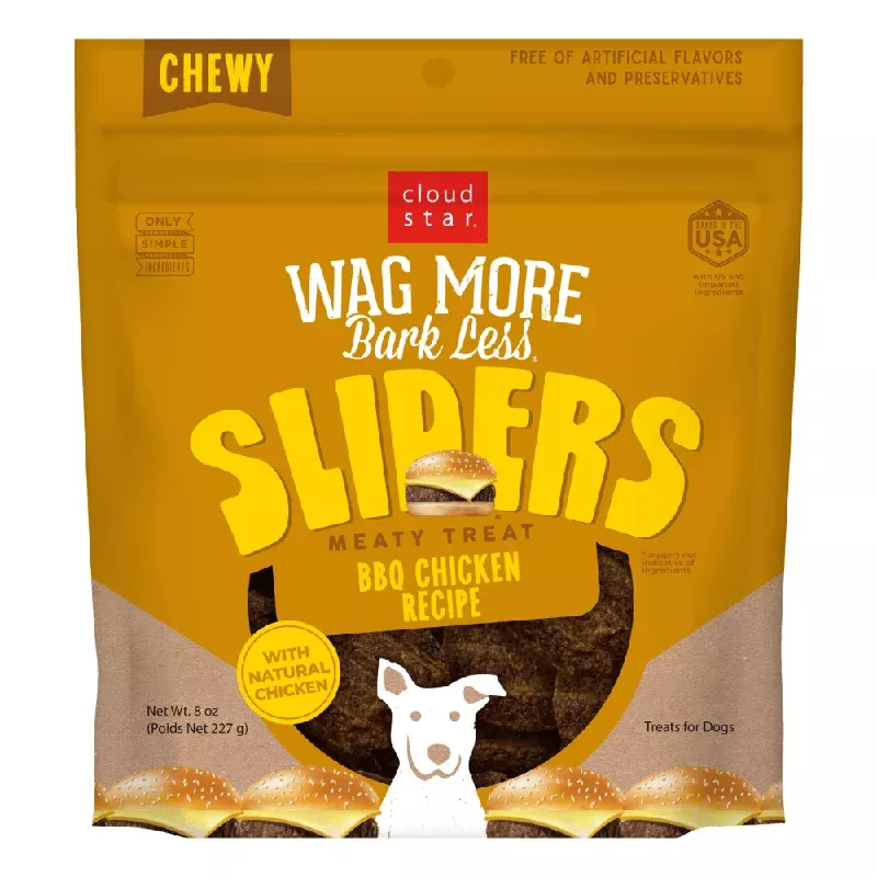 Wag More Sliders BBQ Chicken Jerky Recipe 8oz