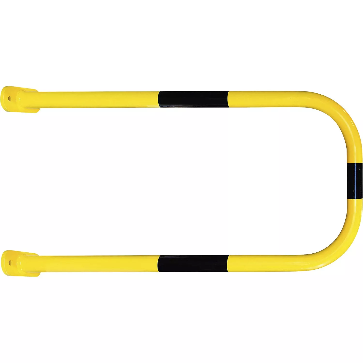 wall-protection-bar-yellow-black-hxw-1000-x-500-mm Wall protection bar, yellow/black, HxW 1000 x 500 mm.