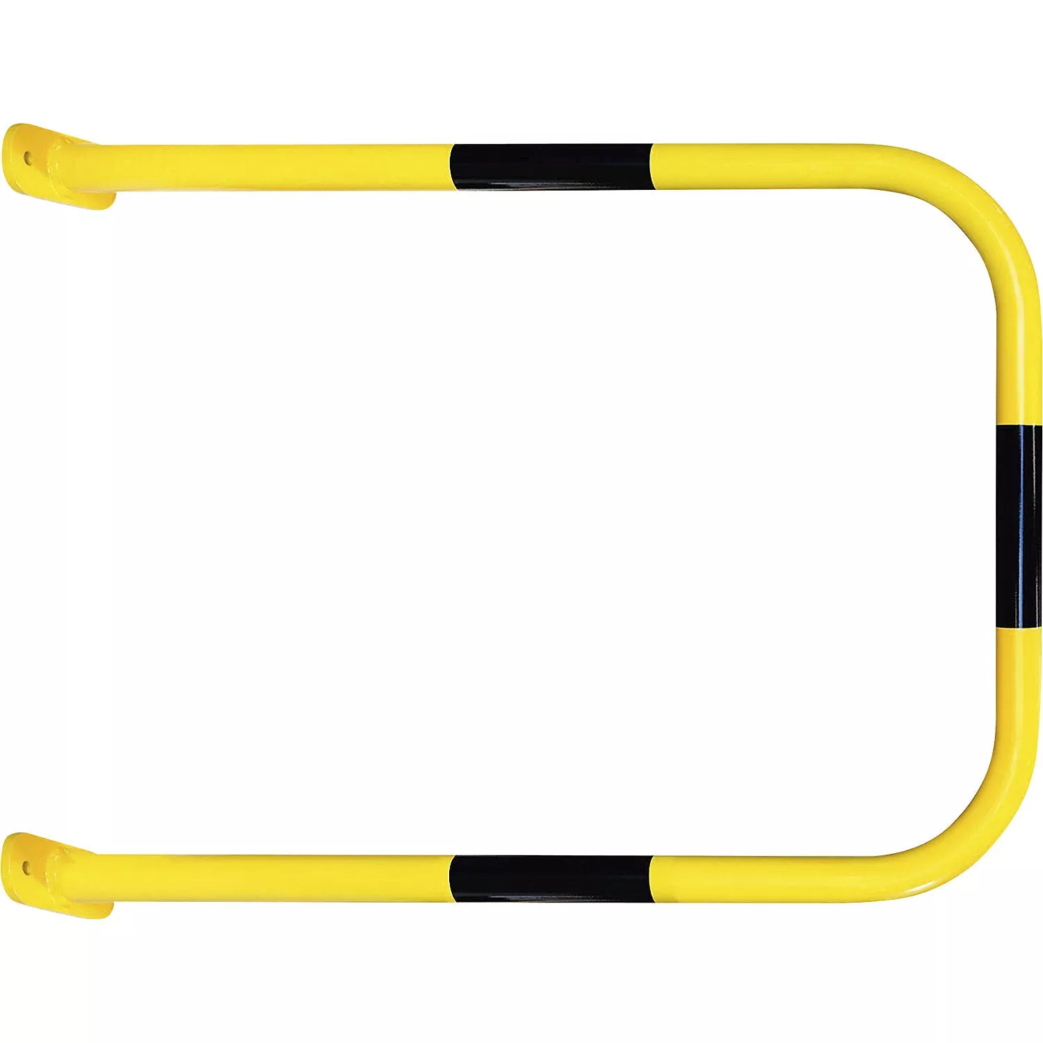 wall-protection-bar-yellow-black-hxw-1000-x-750-mm Wall protection bar, yellow/black, HxW 1000 x 750 mm.