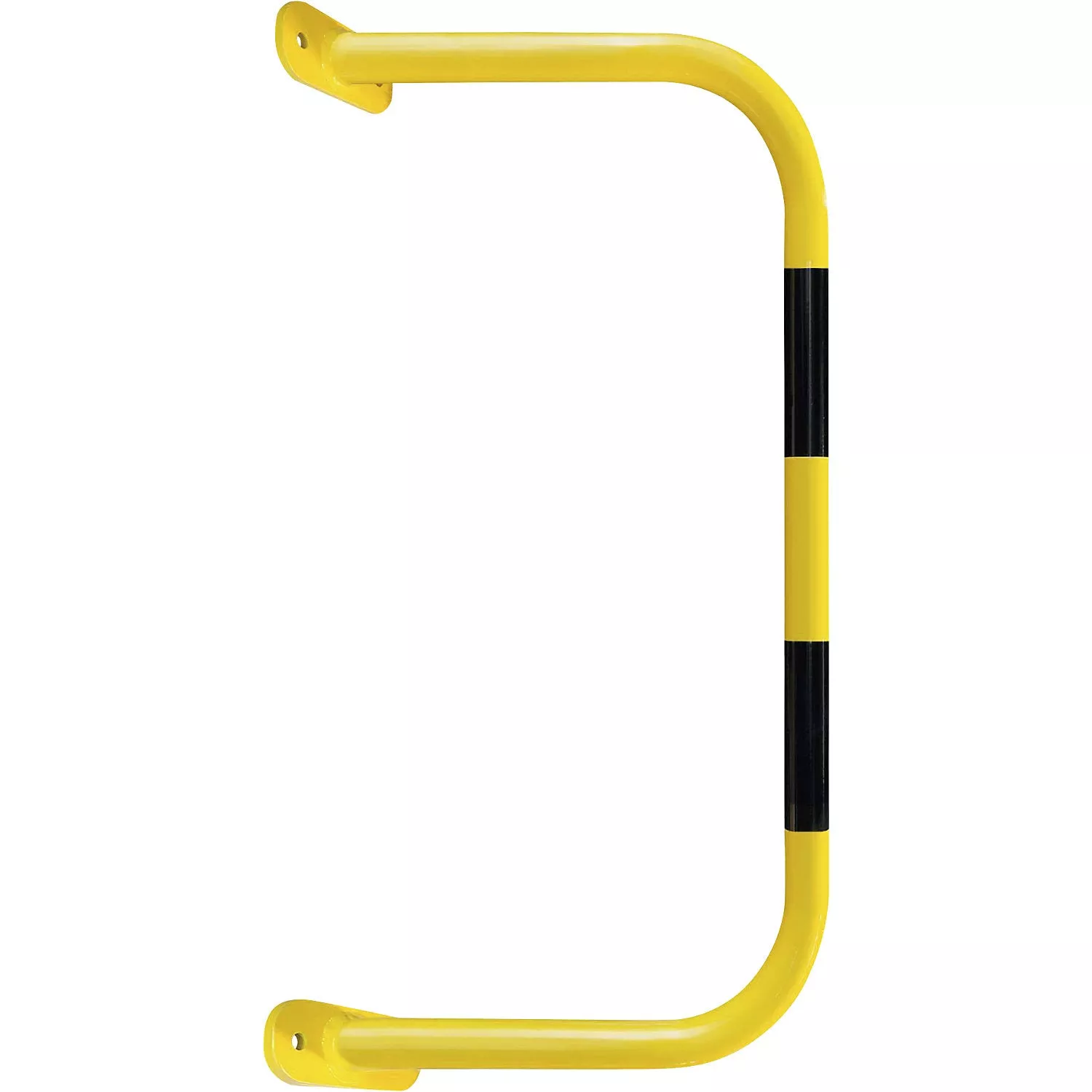 wall-protection-bar-yellow-black-hxw-600-x-1000-mm Wall protection bar, yellow/black, HxW 600 x 1000 mm.