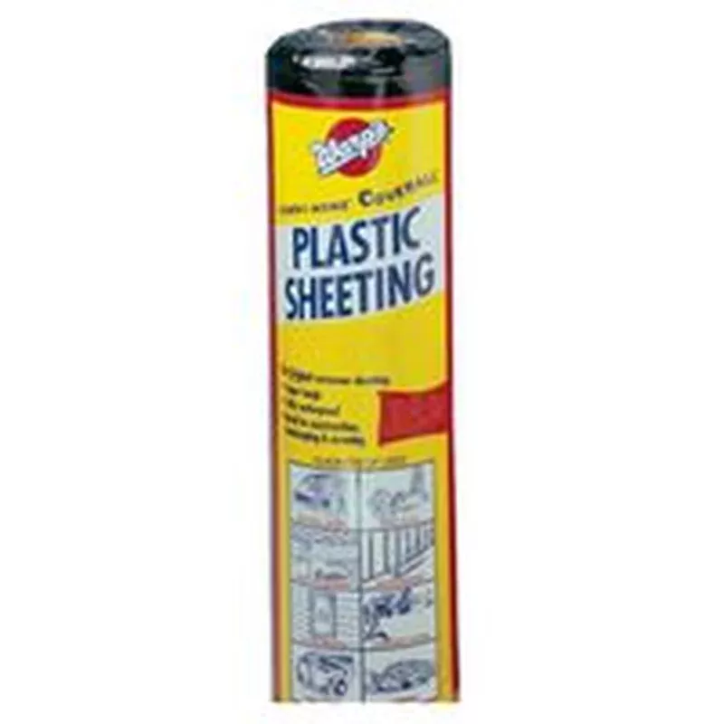Warp’s Poly Film 4 Mil Thick 25 ft L 15 ft W Black (4CH15-B)