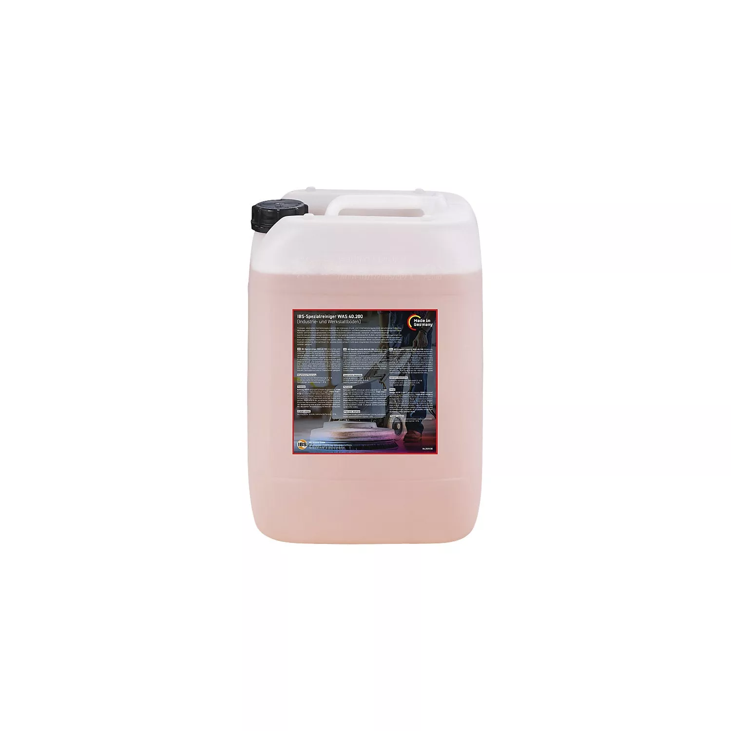 was-40-200-floor-cleaning-agent-ph-value-9-5-20-l-canister WAS 40.200 floor cleaning agent, pH value < 9.5, 20 l canister.