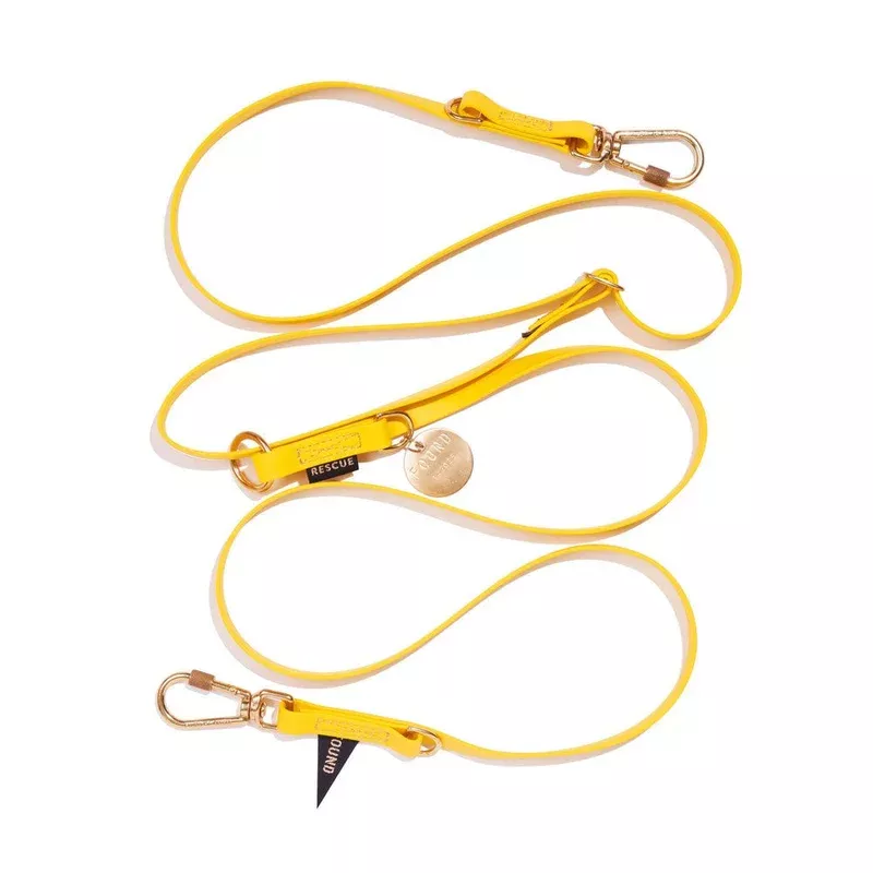 water-resistant-adjustable-7ft-leash-yellow-found-my-animal Water Resistant Adjustable 7ft Leash Yellow | Found My Animal