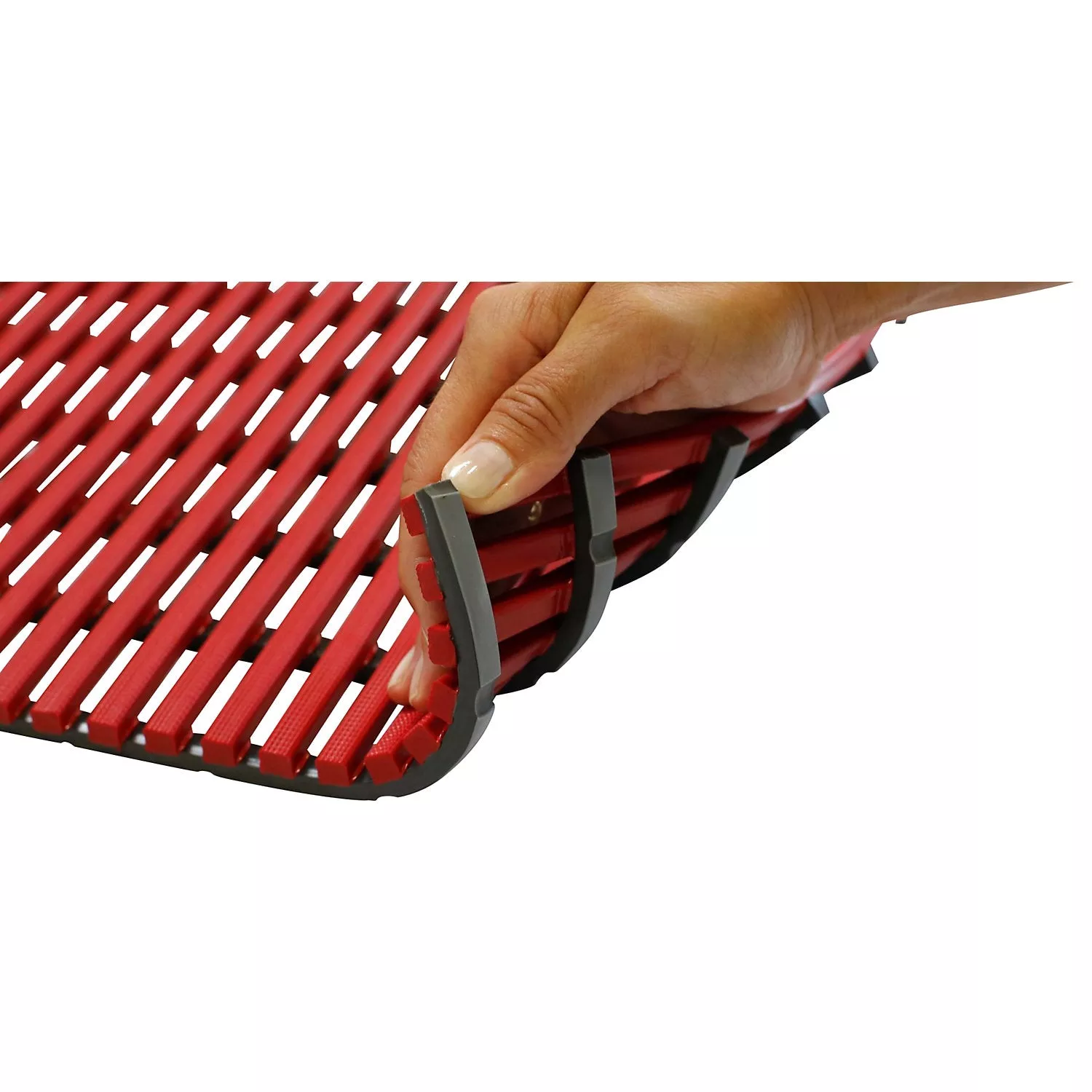 wet-room-mat-anti-bacterial-10-m-roll-red-width-800-mm Wet room mat, anti-bacterial, 10 m roll, red, width 800 mm.