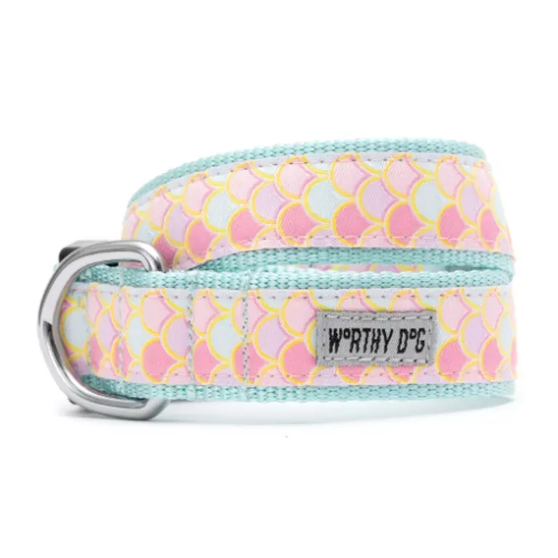 worthy-dog-pink-mermaid-dog-collar The Worthy Dog Pink Mermaid Dog Collar