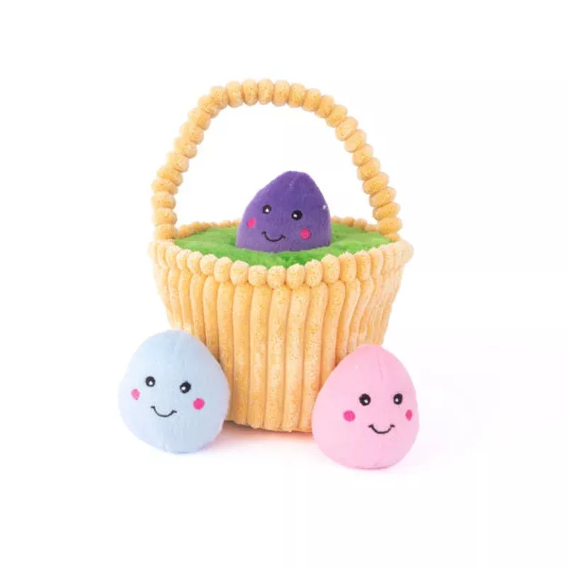 ZippyPaws Zippy Burrow Easter Egg Basket