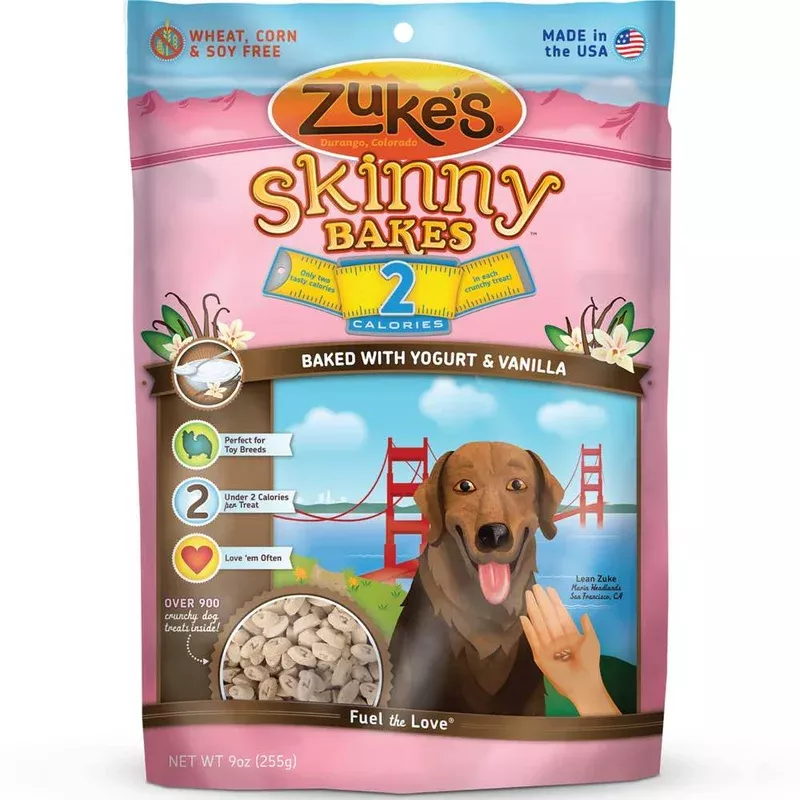 Zuke’s Skinny Bakes 2s Yogurt & Vanilla Dog Treats 9oz